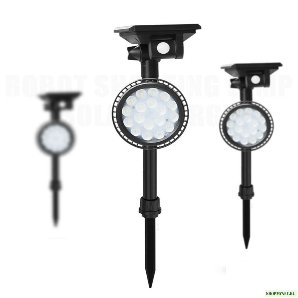 ARILUX Водонепроницаемы 18LED Солнечная Light 4Modes PIR Motion Датчик Spotlight Lawn На открытом воздухе Белый / Теплый белый