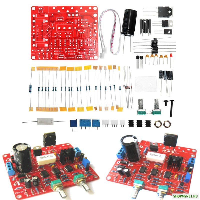 3Pcs Постоянный источник питания Набор DIY Регулируемый DC 0-30V 2mA-3A Регулируемый