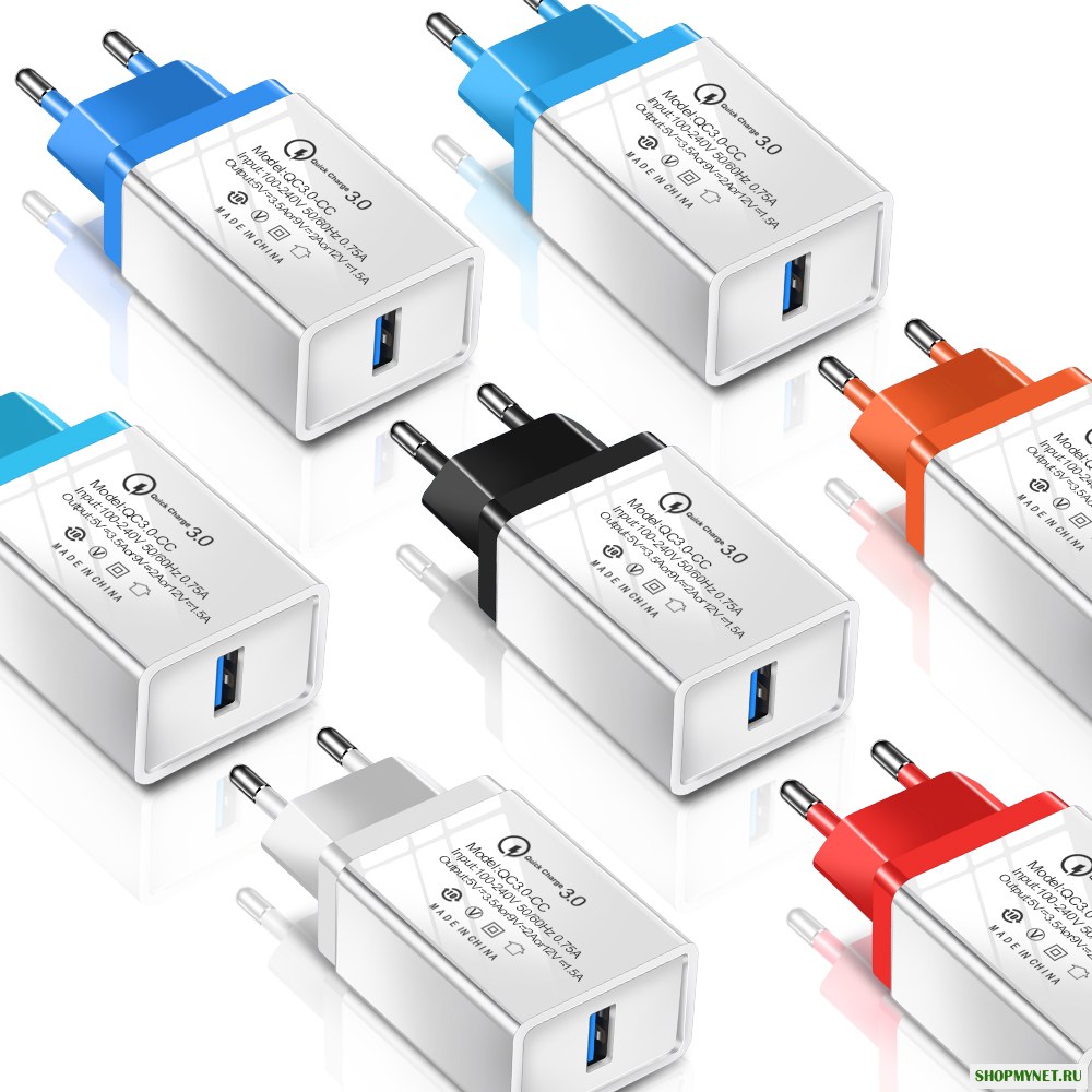 OLAF 3A QC3.0 Быстрая зарядка USB зарядное устройство ЕС Plug Адаптер для iPhone X XR XS MAX Xiaomi Pocophone S9 S10