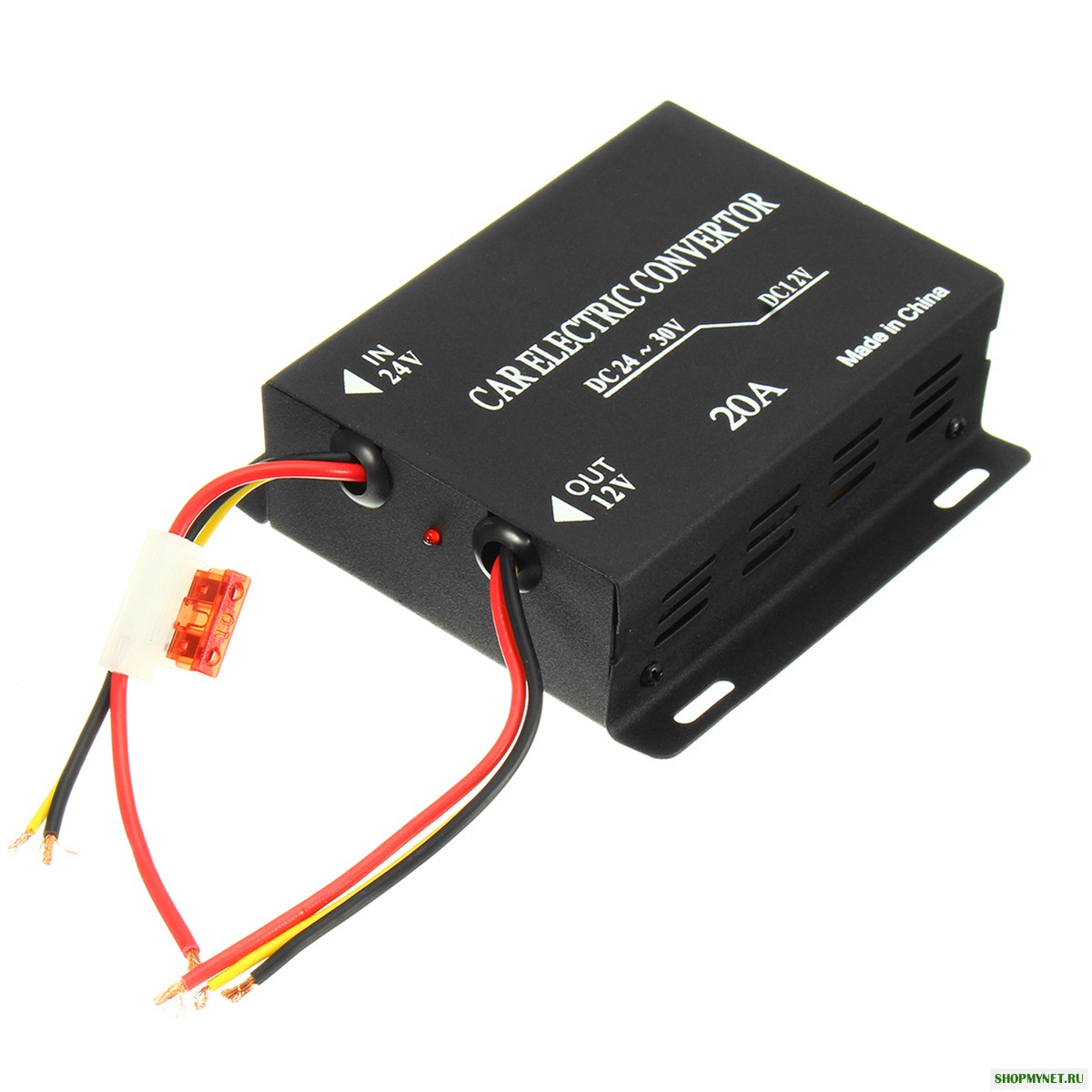 240W Авто Электрический преобразователь постоянного тока 24 В до 12V 20A Преобразователь напряжения питания