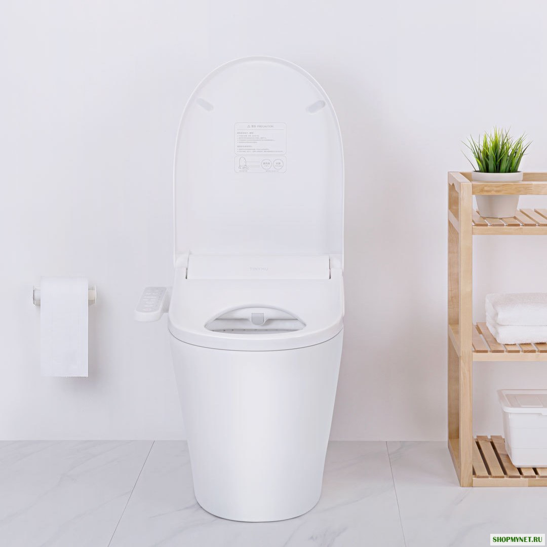 Tinymu Home Smart Многофункциональный Анти Бактерии Сиденье для унитаза 3 класса Регулируемая температура воды Светодиодный Электр