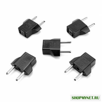 5pcs путешествия Подключите адаптер США ЕС страны AC Power Plug адаптер для путешествий