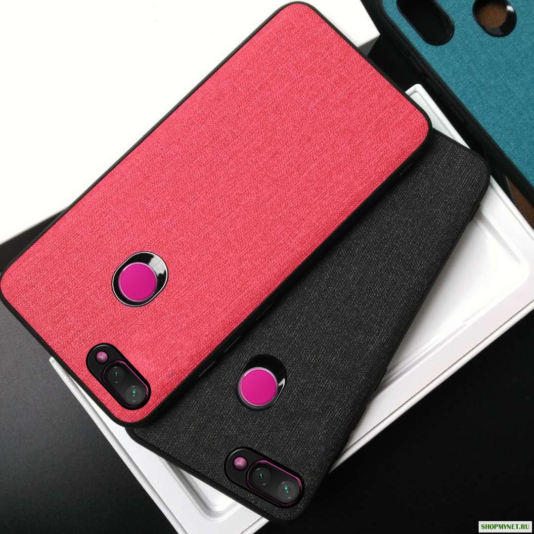 Bakeey Ткань ПК + Кожа PU + Soft ТПУ Бампер Защитный Чехол для Xiaomi Mi 8 Lite 6,26 дюйма