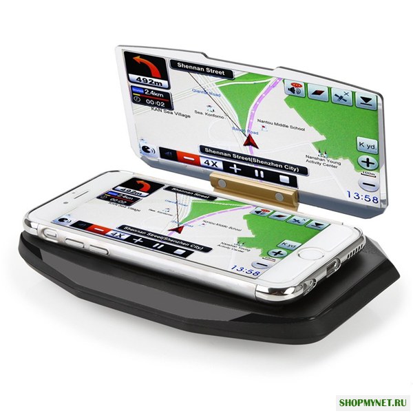 Bakeey ™ HUD Head Up Дисплей Авто Сотовый телефон GPS навигация Крепление держателя отражателя изображения