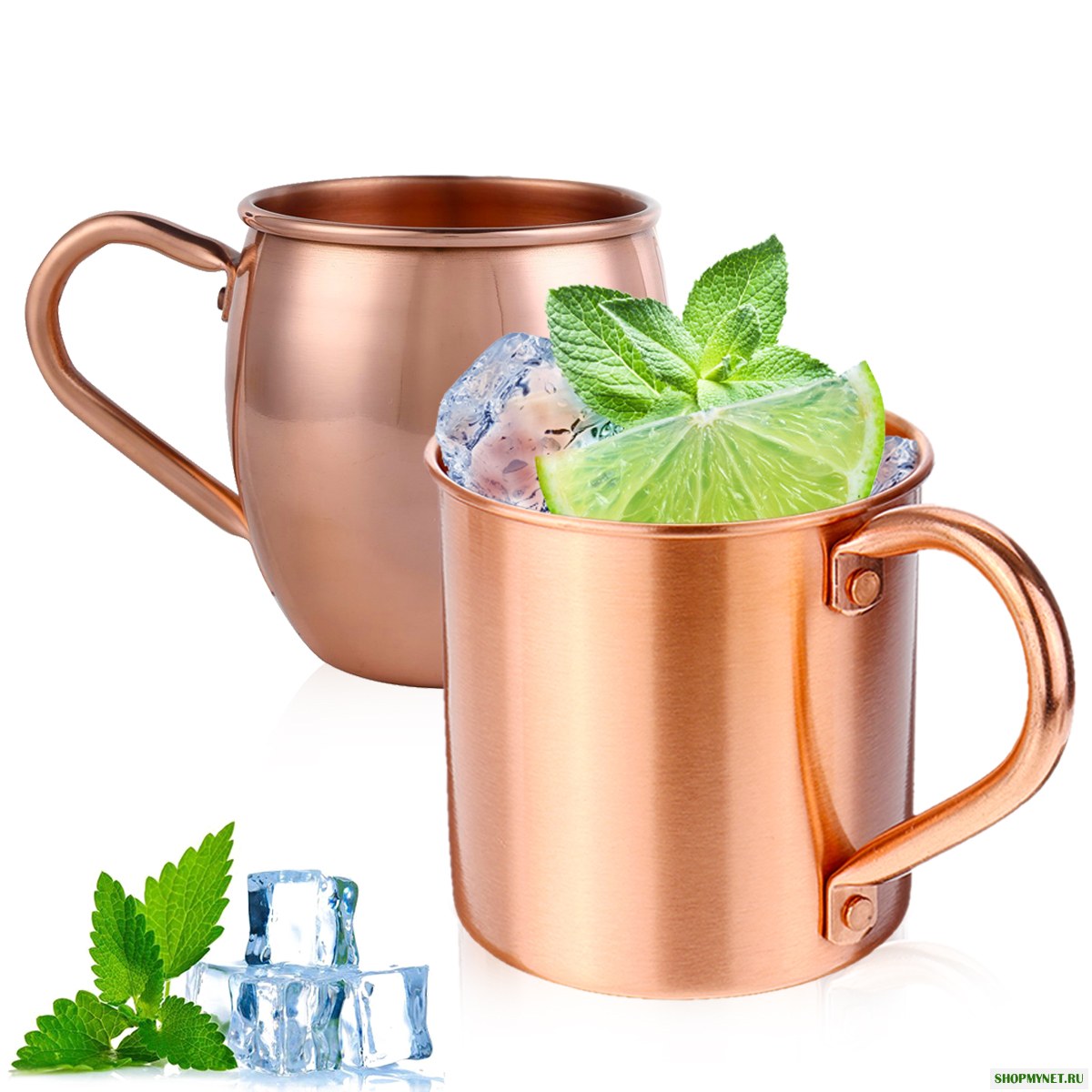Pure Медь Mug Cup для Московского Мула Кофейный Коктейль Кемпинг 415ML
